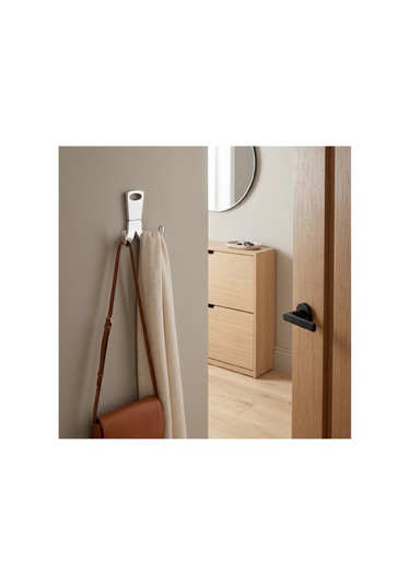 Seylan Askı, Metal Vestiyer Askısı, Matsiyah, Duvar Ve Dolap Askılığı 5'li Set Vidalı Matsi Yah