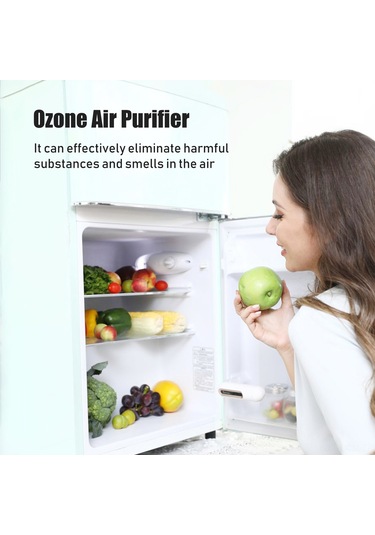 Qingmipy Taşınabilir Hava Temizleyici - Usb Şarjlı, Ev & Araç İçin Kokuları Yok Eden Mini Hava Arıtıcı Beyaz