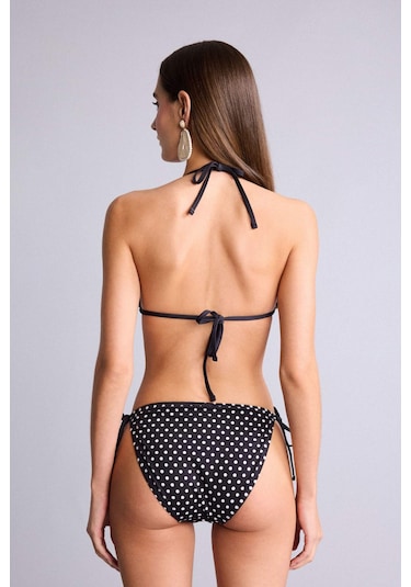 Defacto Regular Fıt Puantiye Siyah Bikini Alt G4010ax26smbk81 Siyah-bk81