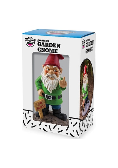 Aubyhe 23 Cm Yeşil/kırmızı Poliresin Bahçe Cüce, Komik Hediye, Dış Mekan Eğlencesi, Büyük Ağız Tasarımı