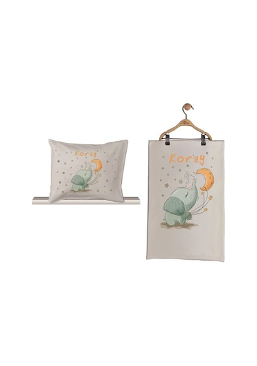 Pia Baby Gl 1925-02 İsme Özel Beşli Tulum Set Krem