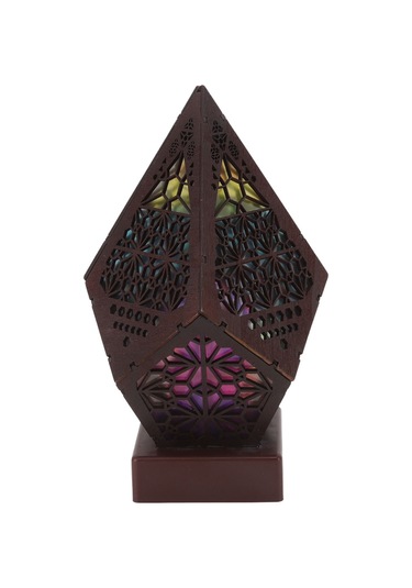 Renkli Bohem Led Gece Lambası Kutup Yıldızı Yıldızlı Gökyüzü Zemin Projeksiyon Lambası İç Mekan Avlu Bahçe Dekorasyonu İçin Diğer