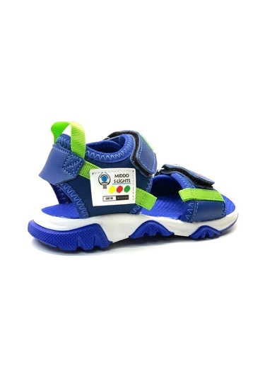 Tuğba Ortopedi 1638 Çocuk Sandalet Saks Mavi