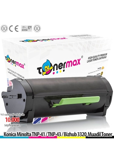 Tonerturk Minolta Tnp-41 / Tnp-43 Bizhub 3320 Uyumlu Toner