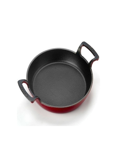 Lava 2 Parça Kırmızı Yuvarlak Sahan Seti