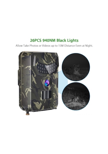 Xindoker Pr-100 Harici Av Kamerası: 1080p Full Hd, 120 Geniş Açı, 15m Gece Görüş, Ip56 Su Geçirmez, 3 Ay Pil Ömrü Çok Renkli