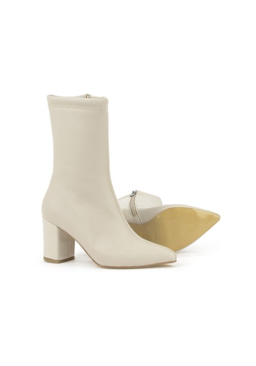 Ziya, Kadın Topuklu Bot 1531044z4006 Bej 1531044z4006 340 Bej