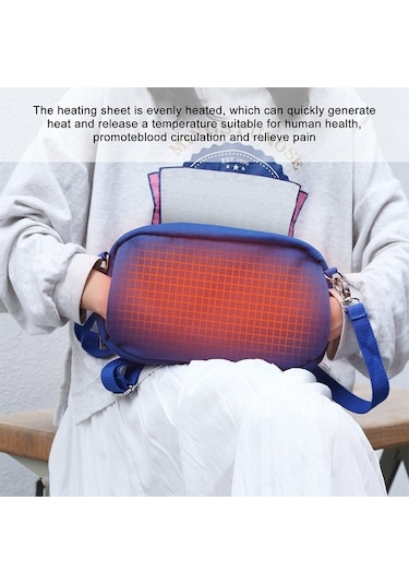 Didadodo Usb Isıtmalı Çok Amaçlı Taşınabilir El Çantası - 4 Zamanlı Ayarlanabilir Sıcaklık Siyah Siyah