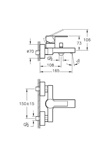 Artema Flo S A41937 Banyo & Duş Bataryası Krom