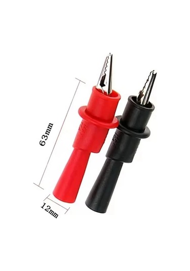 Funtree 1000v 20a 10a Dijital Multimetre Test Probu, Universal Klipsli Feeler Set