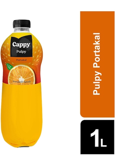 Cappy Pulpy Portakallı İçecek 1 Lt X 6 Adet