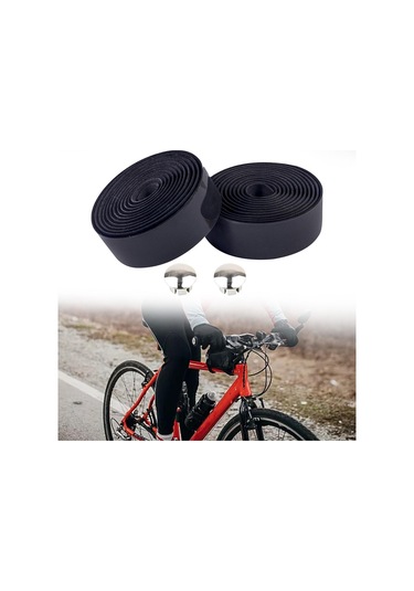 Homyl Bisiklet Gidon Bandı Açık Hava Aksesuarları Için Siyah Siyah