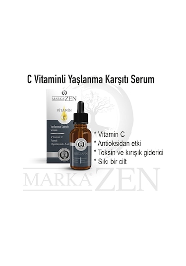 Markazen C Vitaminli Yaşlanma Karşıtı Serum 30 ML