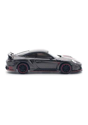 Pop Race 1/64 Porsche 992 Stinger Gtr Carbon Edition - Kırmızı Çizgili / Pr640192