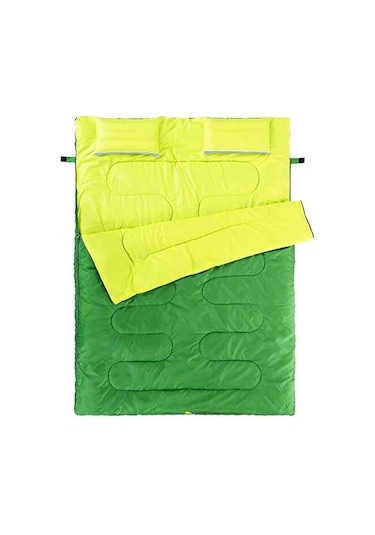 DFT Çift Kişilik(190+30)x145cm yeşil -5°Uyku Tulum Yeşil