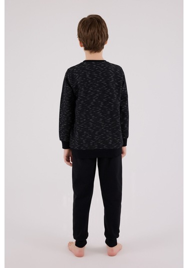 Arnetta Erkek Çocuk Siyah Pijama Takımı Ar3504-c-v1