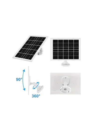 1 Bilgisayar 8w Yüksek Verimli Güneş Paneli, Mikro Usb Ve Usb-c Bağlantıları - Ip65, 360 Ayarlanabilir Montaj, 298.7cm Kablo, Güvenlik Kameraları, Kapı Zilleri, Yaban Hayatı İzleyicileri 1 Bilgisayar 8w Yüksek Verimli Güneş Paneli, Mikro Usb Ve Usb-c Bağlantıları - Ip65, 360 Ayarlanabilir Montaj, 298.7cm Kablo, Güvenlik Kameraları, Kapı Zilleri, Yaban Hayatı İzleyicileri