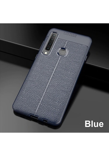 Galaxy A9 2018 Kilif Deri Desenli Kamera Korumali Silikon 493896154