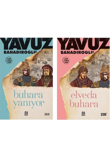 Yavuz Bahadıroğlu Buhara Yanıyor + Elveda Buhara 2 Kitap Set