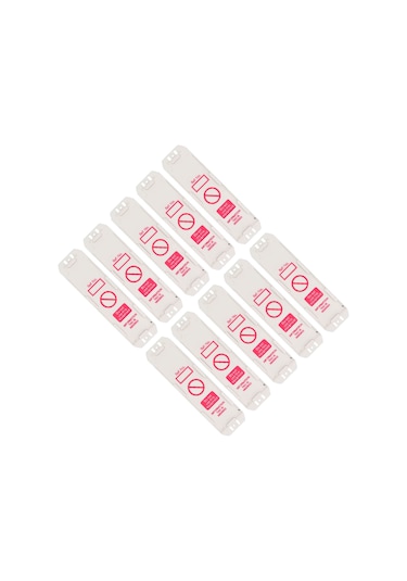 Symbee 10 Adet Abs Malzeme İskele Durumu Tutucu - Konstrüksiyon Güvenlik Kontrol Etiketleri İçin Dayanıklı Plastik Klampler