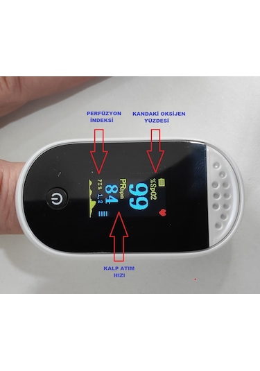 Pulsemed C101B1 Parmak Tipi Pulse Oksimetre Nabız Ölçer