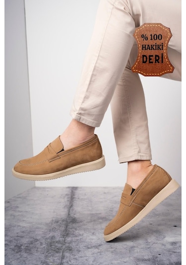 Muggo Jones Garantili Erkek Günlük Klasik Hakiki Deri Casual Rahat Ortopedik Ayakkabı 001