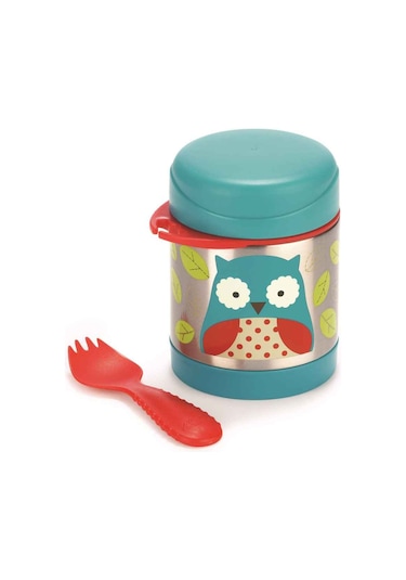 Skip Hop Paslanmaz Çelik Termos 325 ML Baykuş Mavi