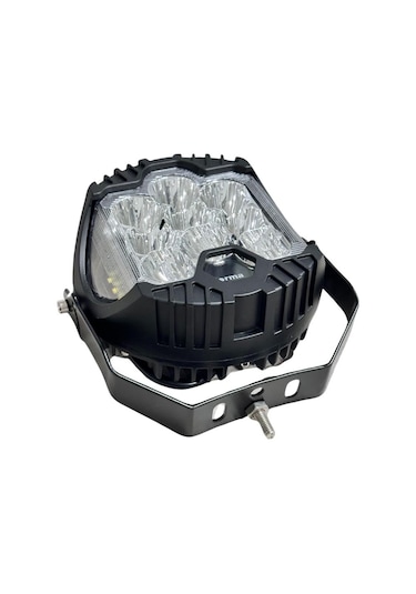 9v-32v Off-road Lamba Beyaz Yuvarlak 9 Ledli 163 167 Mm