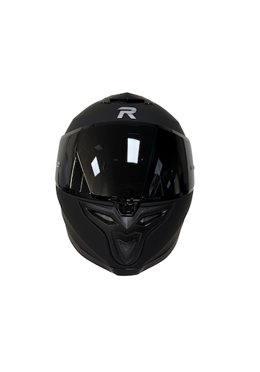Rivox R1 Kapalı Motosiklet Kaskı Mat Siyah