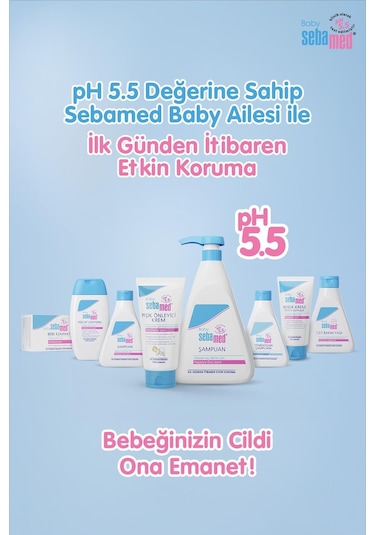 Baby pH 5.5 Bisabolol İçerikli Koruma ve Bakım Sağlayan Yenidoğan Bebek Şampuanı 250 ml