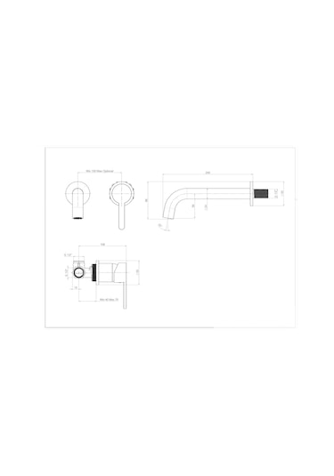 Roca A5A358AC0K Carelia Ankastre Lavabo Bataryası Krom + İç Set