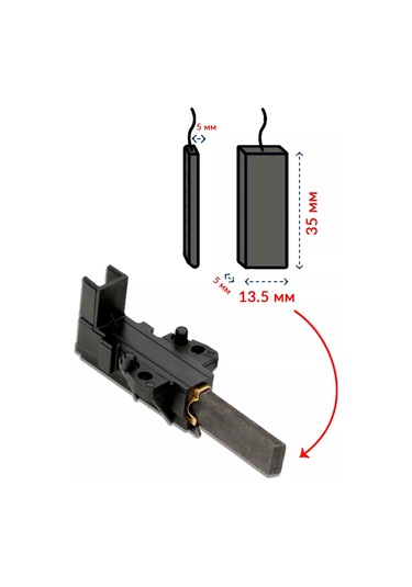 Holdgrade Electrolux Indesit Çamaşır Makinesi Motor Fırçaları 98992109
