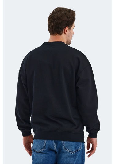 Slazenger Vadık 2li Set Erkek Siyah - Gri Sweatshirt Siyah - Gri