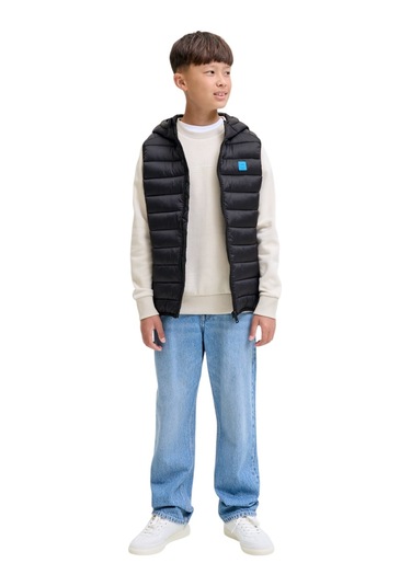Jack&jones Jjebradley Erkek Çocuk Şişme Yelek 12280985 Siyah