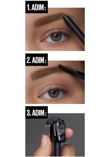 Maybelline New York Tattoo Brow 36H Kaş Kalemi 05 Medium Brown