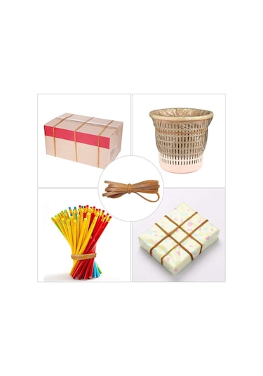 Ekoset 220X5Mm Geniş Kauçuk Paket Ambalaj Kasa Lastiği 100 Adet