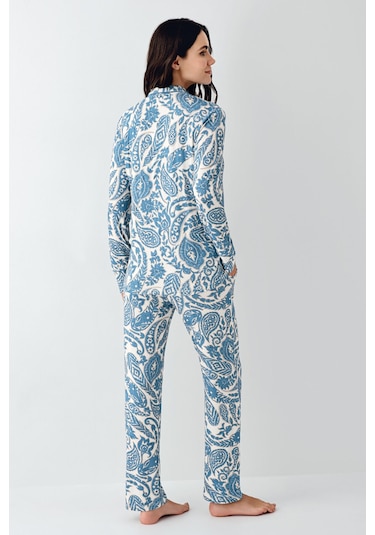 Pierre Cardin Kadın Krem Pijama Takımı Pc9076-s-v1 Krem