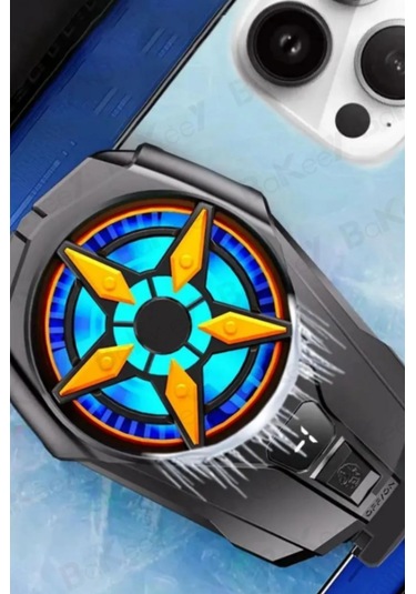 Sl-09 Telefon Ve Tablet Soğutucu Fan Işıklı Cep Telefonu Soğutma