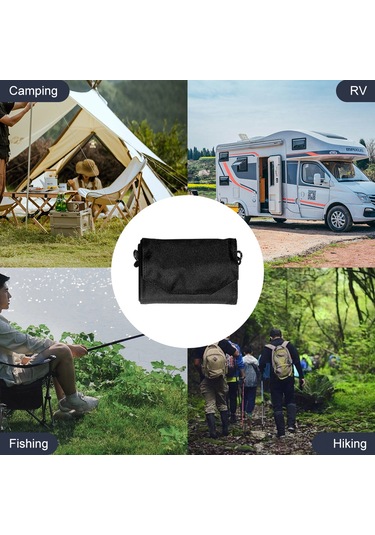 Hfambition Siyah 12w 5v Çift Usb Güneş Enerjisi Çevirici - Ip6 Su Geçirmez, Taşınabilir, 2 Kalkanlı, Polikristal Güneş Paneli