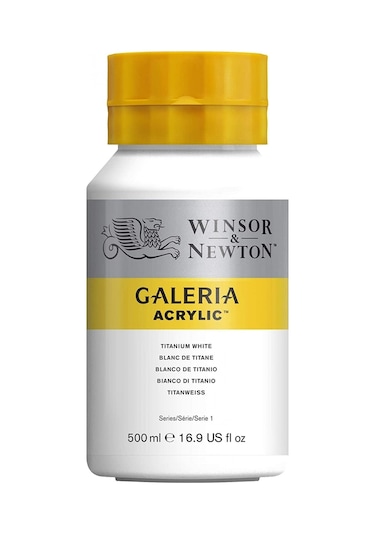 Winsor Newton Galeria Akrilik Boya 500Ml Titanium White 644