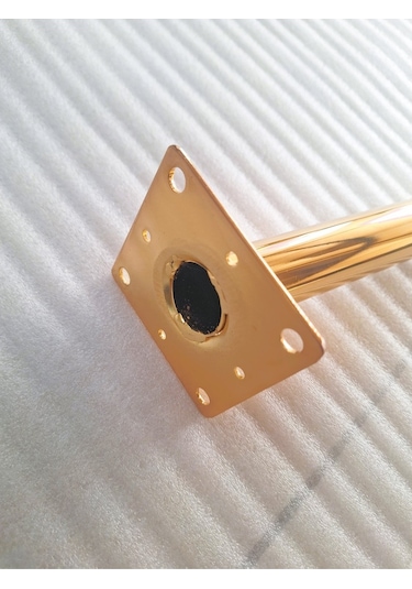 1 Adet-45cm Metal Konik Ayak-sehpa Ayağı-gold Renk Kaplama
