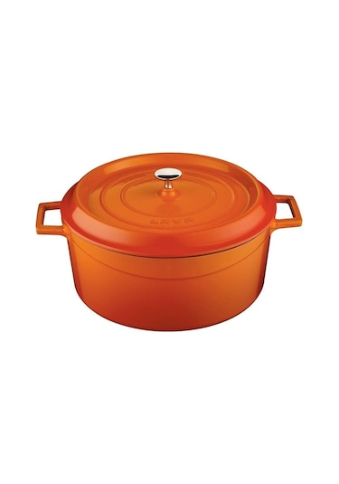 Lava Döküm Yuvarlak Tencere Trendy Çap 28Cm