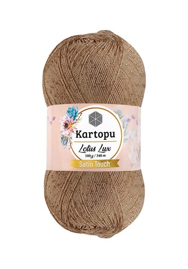 Lotus Lux Bikini Büstiyer Bluz Simli Örgü İpi K837 Ten