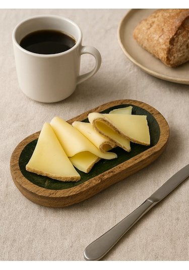 Mango Ahşam Sunum Tabağı Koyu Yeşil