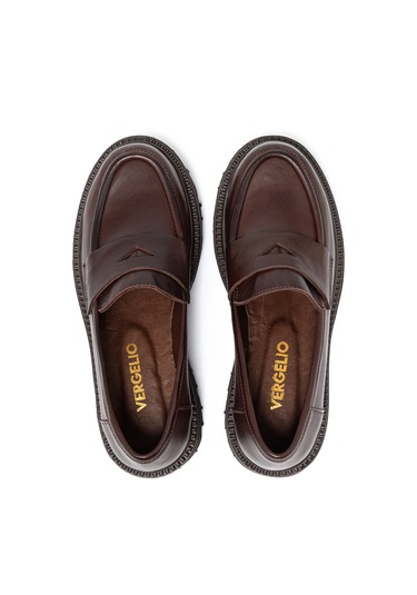 Marrone Sneaker Günlük Kadın 25k11516 Vergelio Skin Marrone