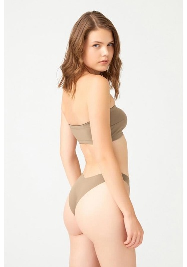 Lazer Kesim Kadın Brezilya Külot 3'lü Paket-2 Renkli-3 Çok Renkli