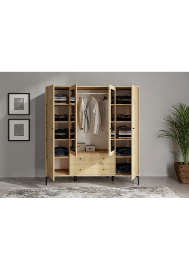 Focus Xl Wood Aynalı Dolap %100mdf