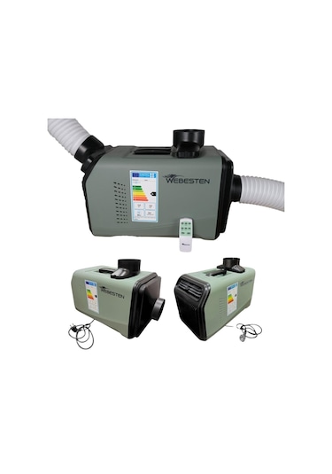 Webesten Karavan Tekne Kamp Portatif Klima 220v - 1500w-1209 Çok Renkli