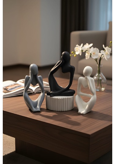 3 Lü Biblo Set Düşünen Kadın 35617210