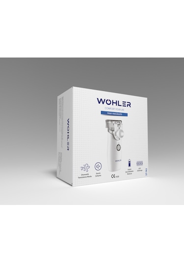 Wohler Taşınabilir Mesh Hava Makinesi Şarjlı Sessiz Nebulizatör